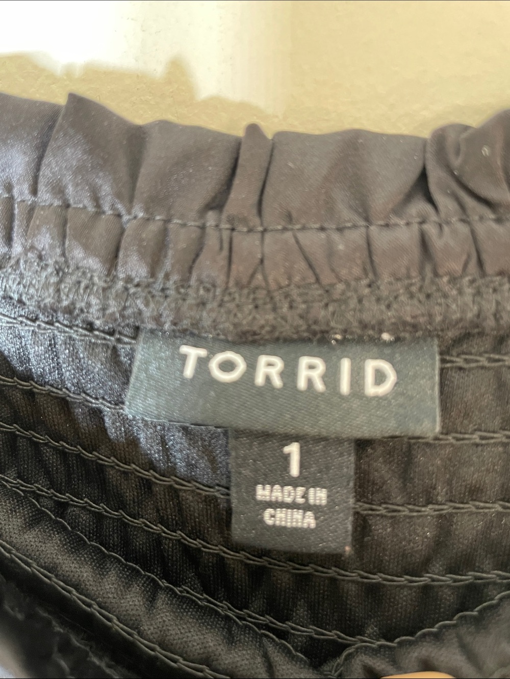 NEW! torrid Mini Lace Smocked Off-Shoulder Dress. 1X. - Picture 3 of 13